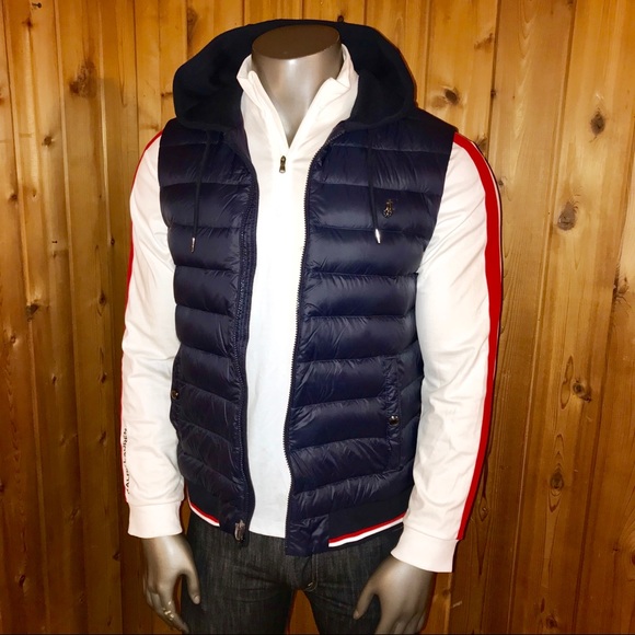 polo ralph lauren hooded gilet
